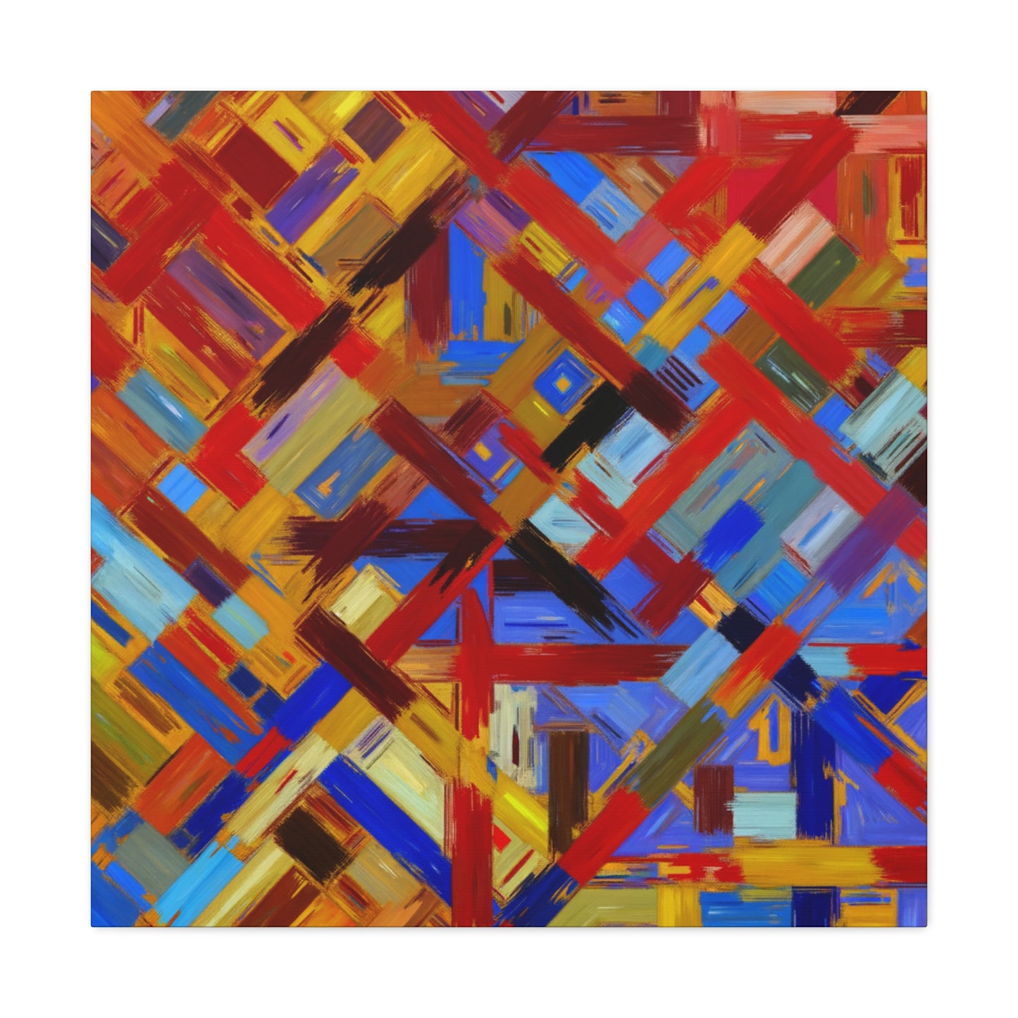 "Rhythm Mosaic" - Canvas