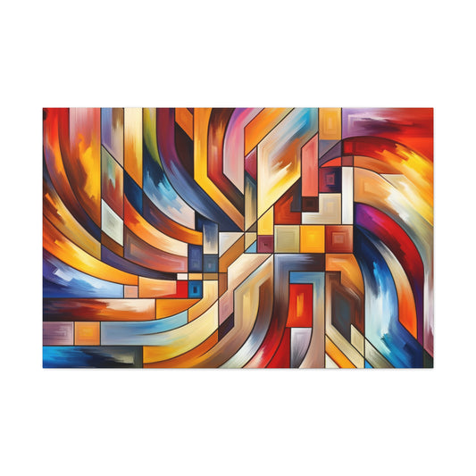 Vibrant Strokes - Canvas