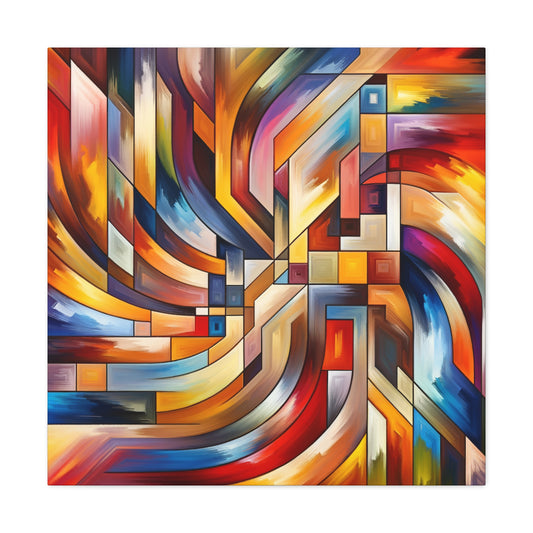 Vibrant Strokes - Canvas